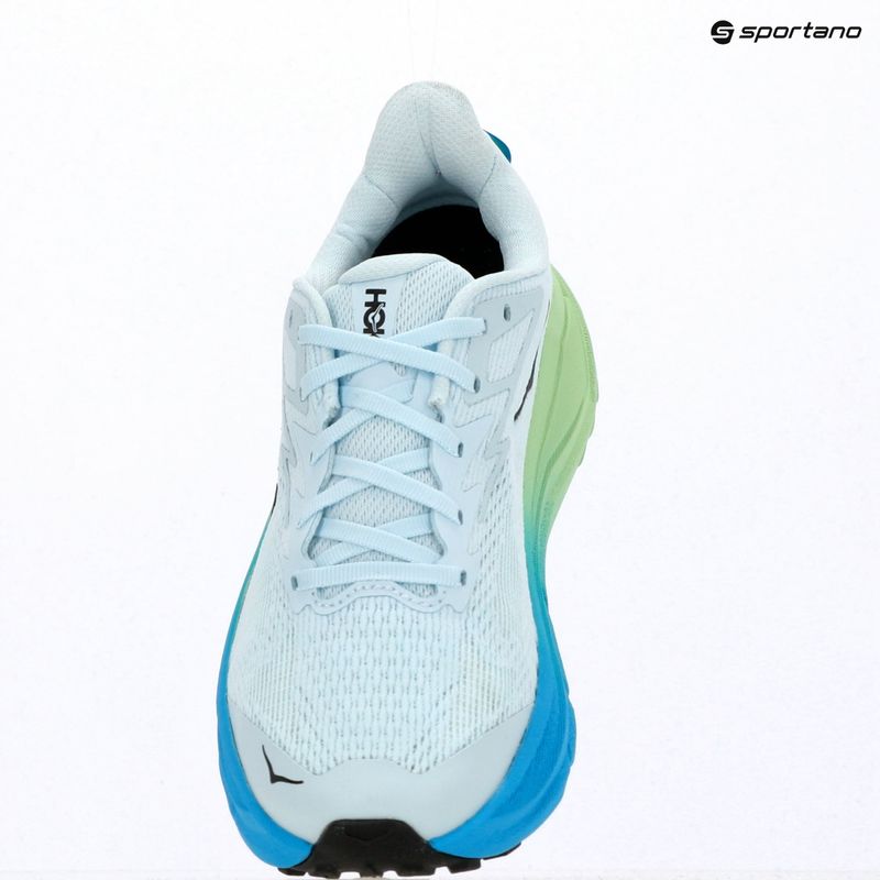 Laufschuhe für Damen HOKA Challenger 8 Wide glimmering blue/tart apple 16