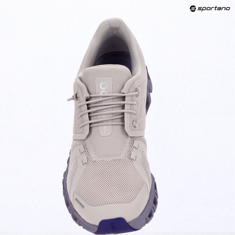 Damen-Schuhe On Cloud 6 ether/tyrian 15