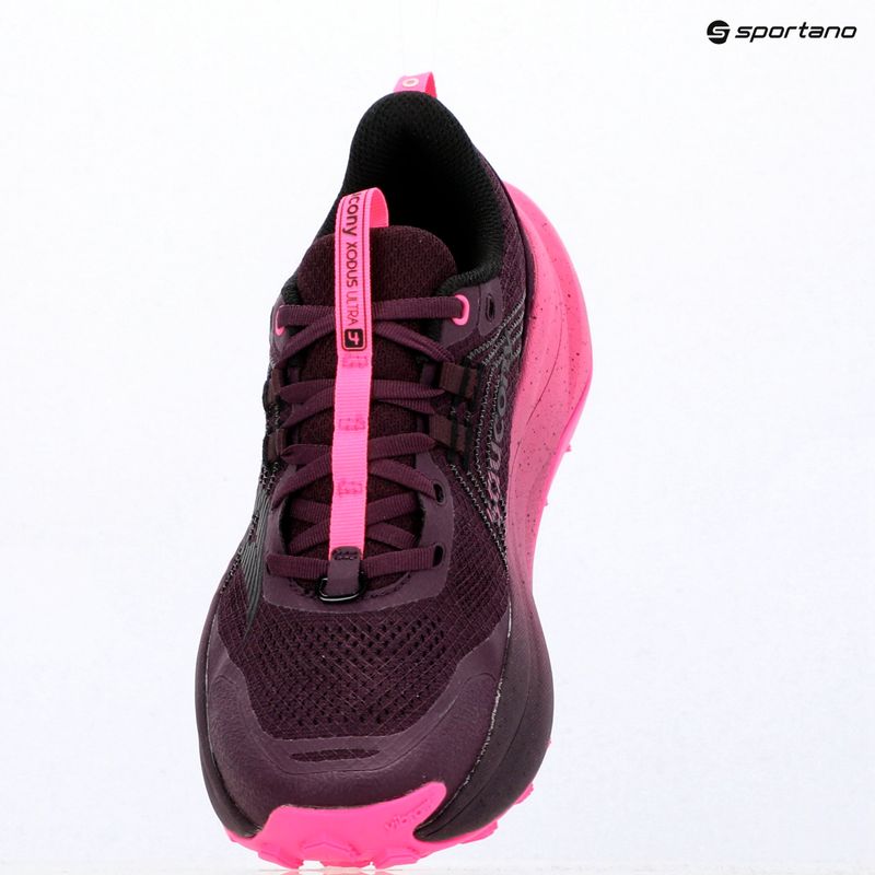 Laufschuhe für Damen Saucony Xodus Ultra 4 eggplant/shock 11