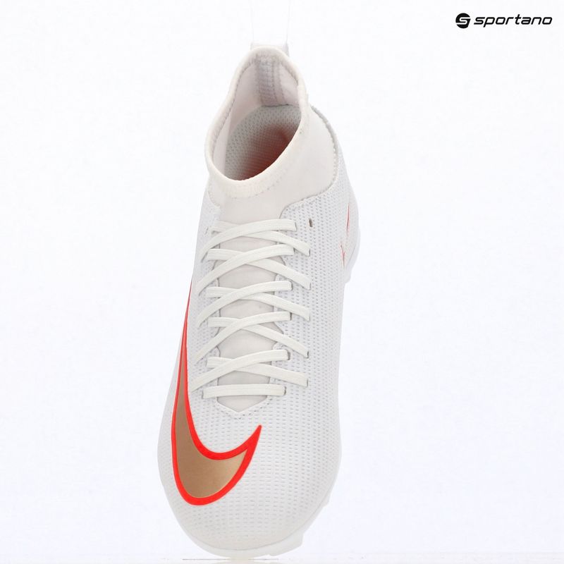 Kinder-Fußballschuhe Nike Jr. Mercurial Superfly 11 Club white/bright crimson/blur 9