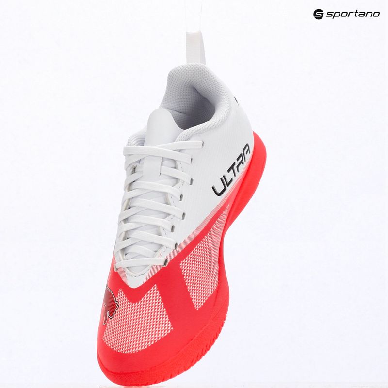 Kinder-Fußballschuhe Puma Ultra 7 Play IT Jr Ultra Red/Puma Black/Puma White 8