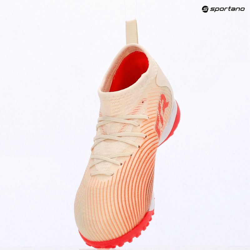 Kinder-Fußballschuhe PUMA Future 9 Match TT+ Mid Jr sugared almond/puma white/ultra red/puma black 8