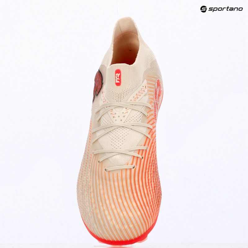 Kinder-Fußballschuhe PUMA Future 9 Pro FG/AG Jr sugared almond/puma white/ultra red/puma black 8