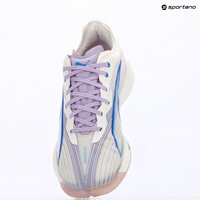 Handballschuhe PUMA Accelerate Nitro SQD 5 puma white/royal sapphire/light lavender 9