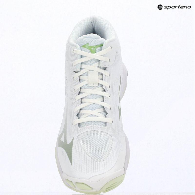 Damen-Volleyballschuhe Mizuno Wave Lightning Pro Mid white/aqua gray/ambrosia 15