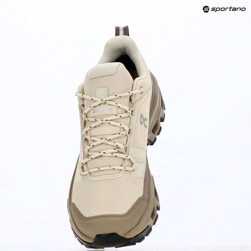 Damen-Wanderschuhe On Cloudrock Low Waterproof grain/soba 15