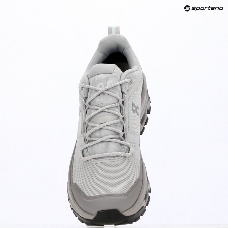 Damen-Wanderschuhe On Cloudrock Low Waterproof glacier/ore 15