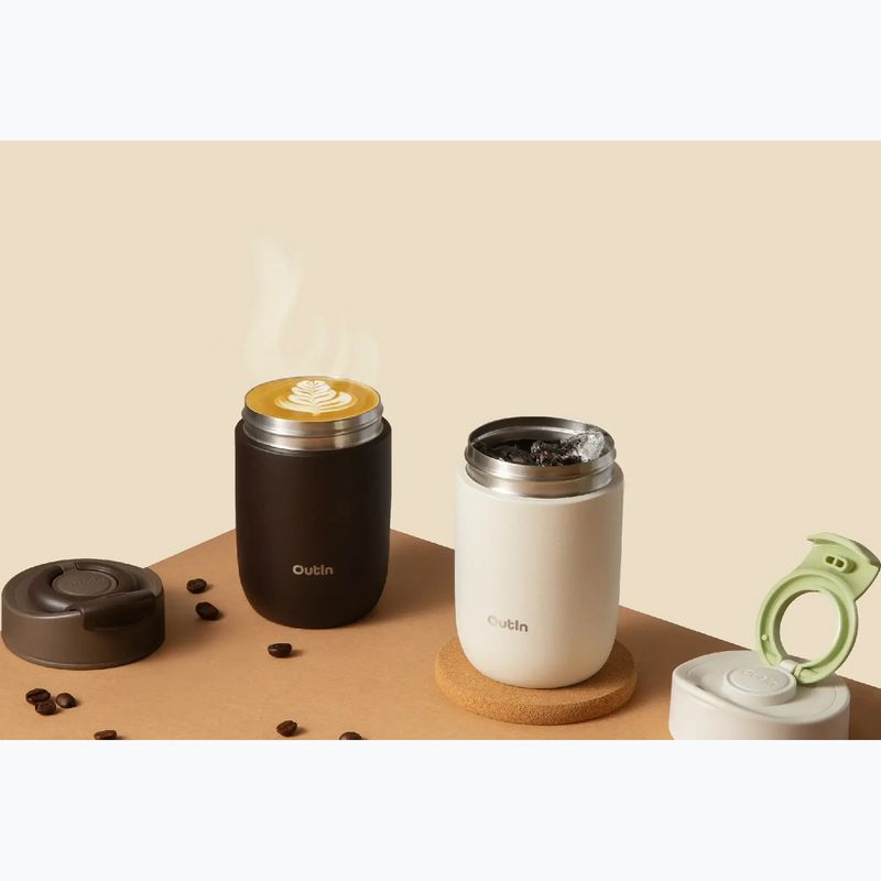 Thermobecher OutIn Travel Tumbler 350 ml sand white 3