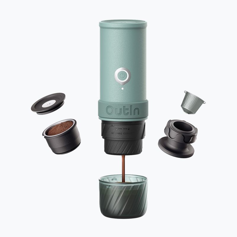 Reise-Kaffeemaschine OutIn Mino canyon green 2