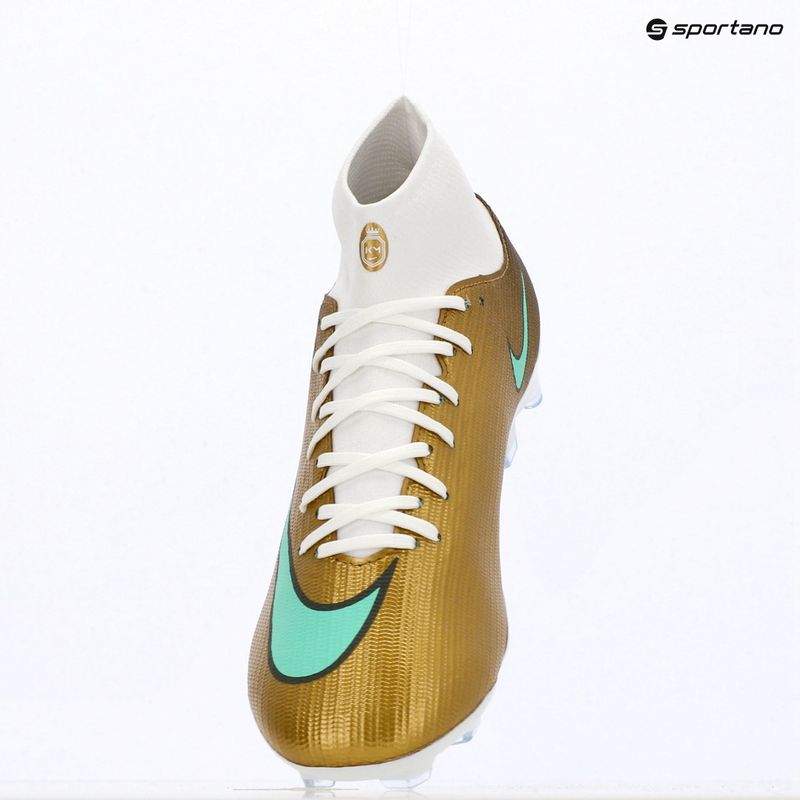 Herren-Fußballschuhe Nike Mercurial Superfly 11 Academy "Kylian Mbappé" metallic gold/green glow 17