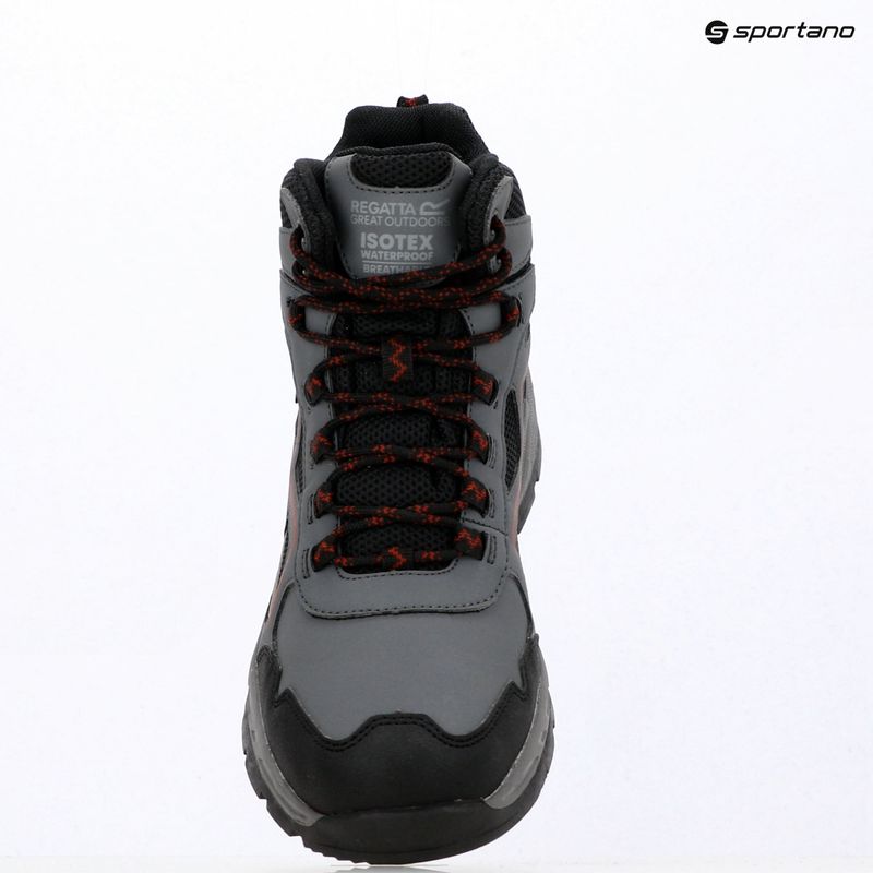 Herren-Wanderschuhe REGATTA Vendeavour granite/rio red 17