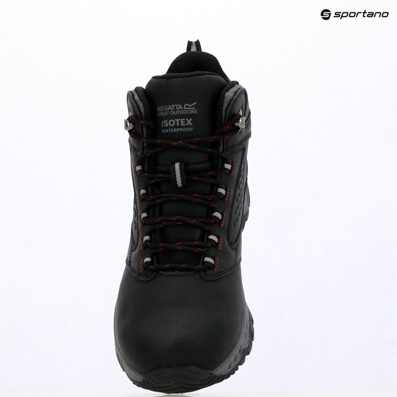 Herren-Trekkingstiefel REGATTA Amble Boot Waterproof black/riored 17