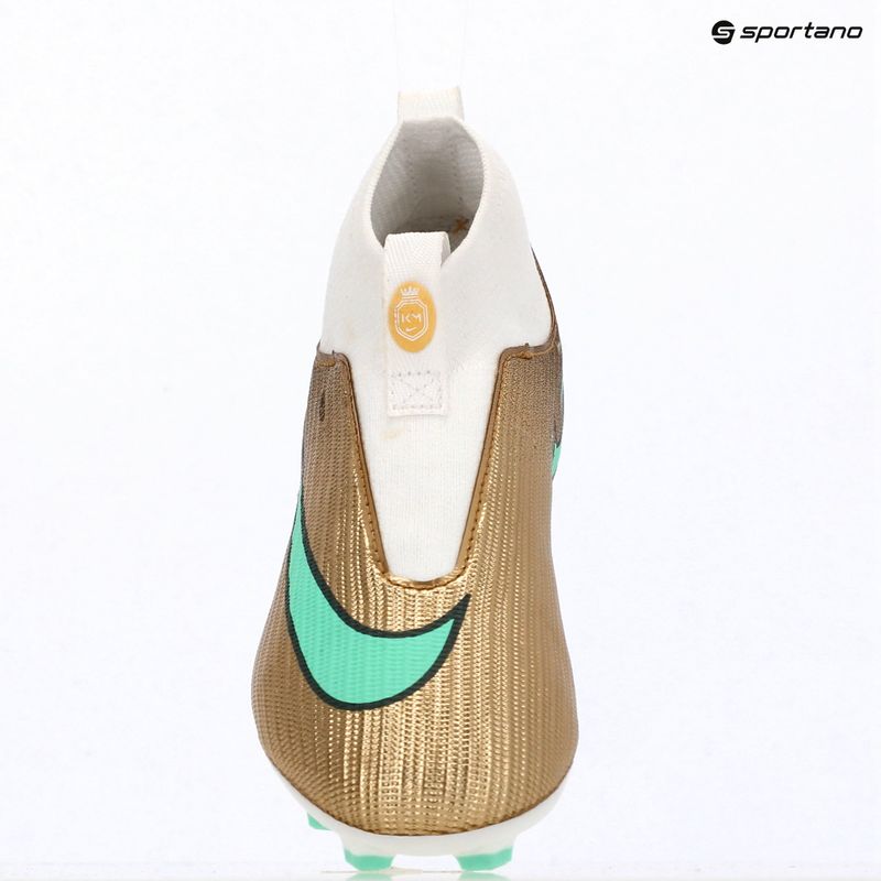 Kinder-Fußballschuhe Nike Jr. Mercurial Superfly 11 Academy "Kylian Mbappé" metallic gold/green glow 16