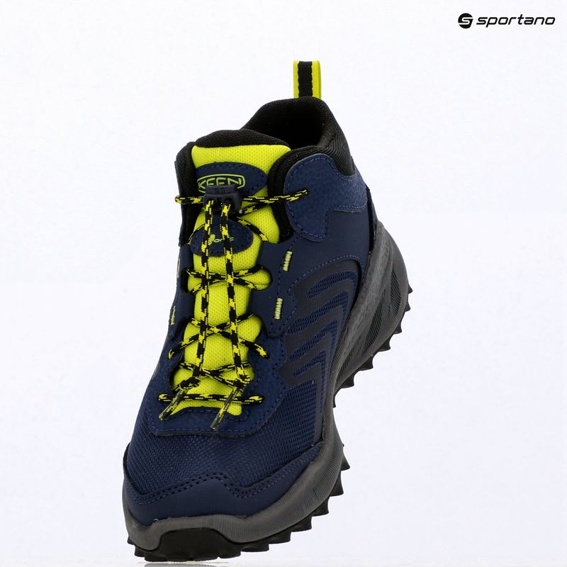 Kinder-Trekkingschuhe KEEN Zionic Mid Wp naval academy/evening primrose 13