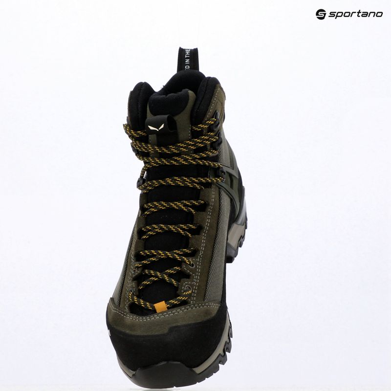 Herren-Hochgebirgsschuhe Salewa MTN Trainer 3 Tech Mid GTX faded green/forest night 15