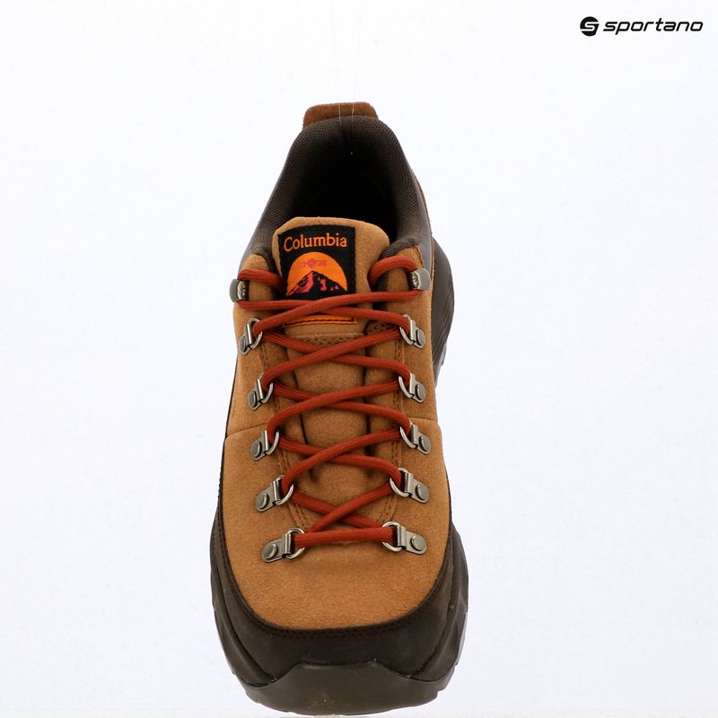 Herren-Trekkingstiefel Columbia Newton Alpine Low grizzly bear/red oxide 15