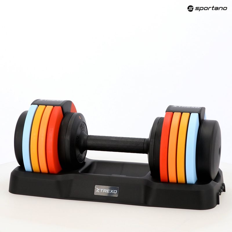 Verstellbare Hantel XTREXO 25 kg multicolor 13