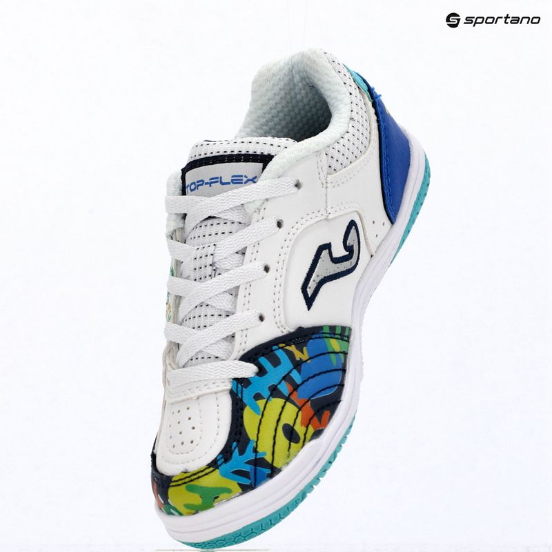 Kinder-Fußballschuhe Joma Top Flex Jr IN white 14