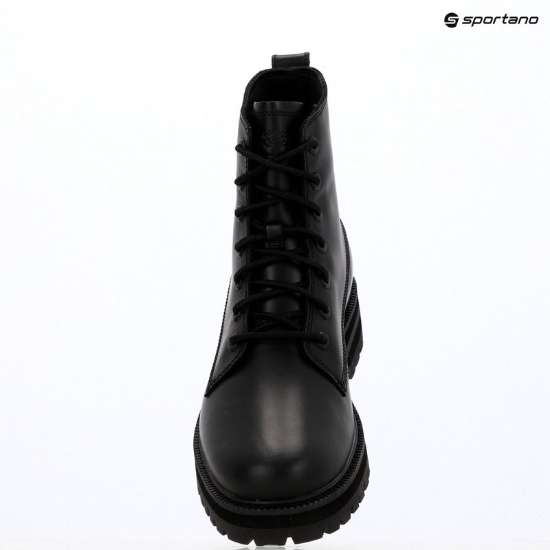 Herren Schuhe Timberland Britton Drive Mid Lace black full grain 9