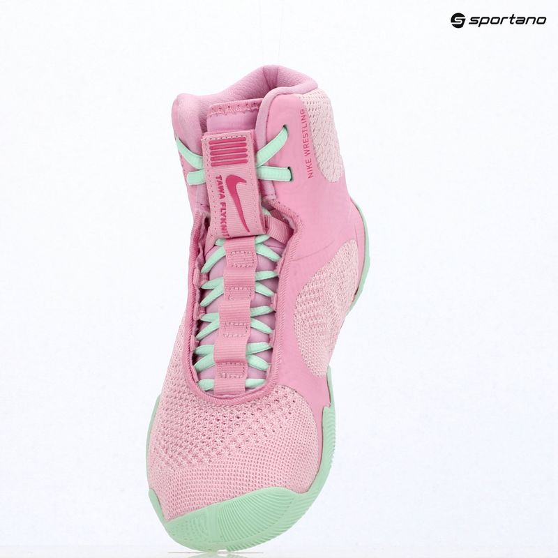 Ringerschuhe Nike Tawa pink foam/pink rise/arctic green/desert pink 9
