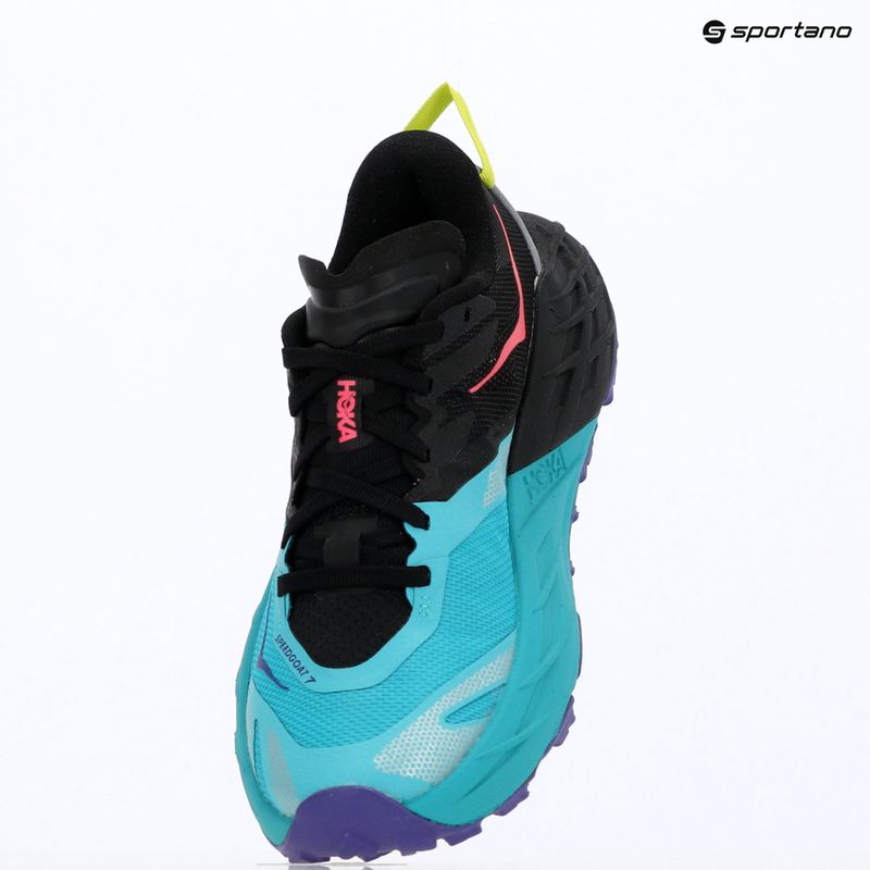 Laufschuhe für Damen HOKA Speedgoat 7 black/electric aqua 17