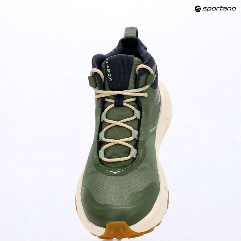 Herren-Trekkingstiefel HOKA Transport Hike GTX nettle leaf/alabaster 18