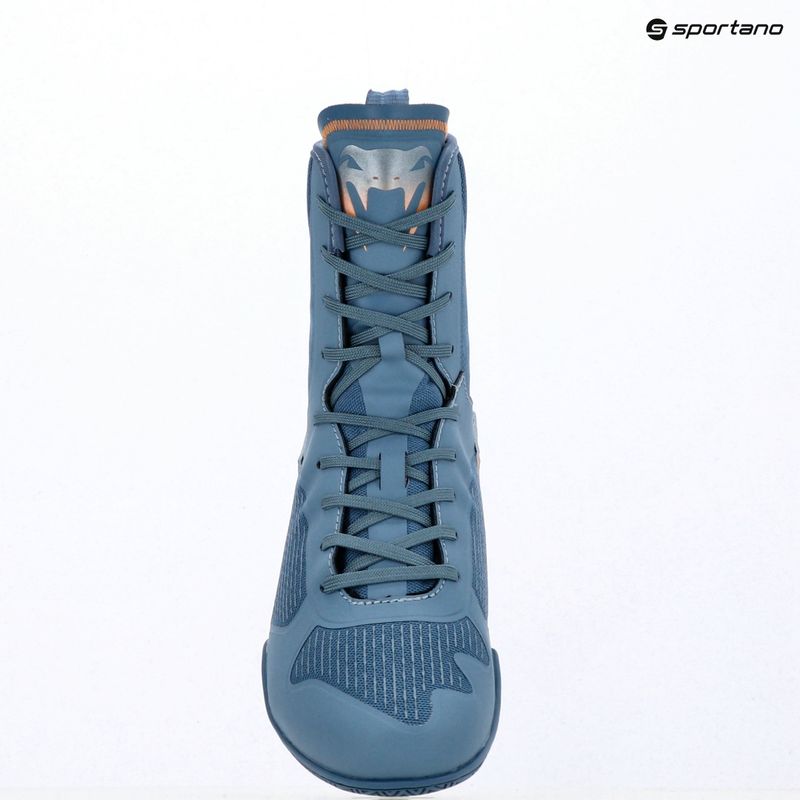 Boxschuhe Venum Elite Neo Boxing steel blue/orange 14