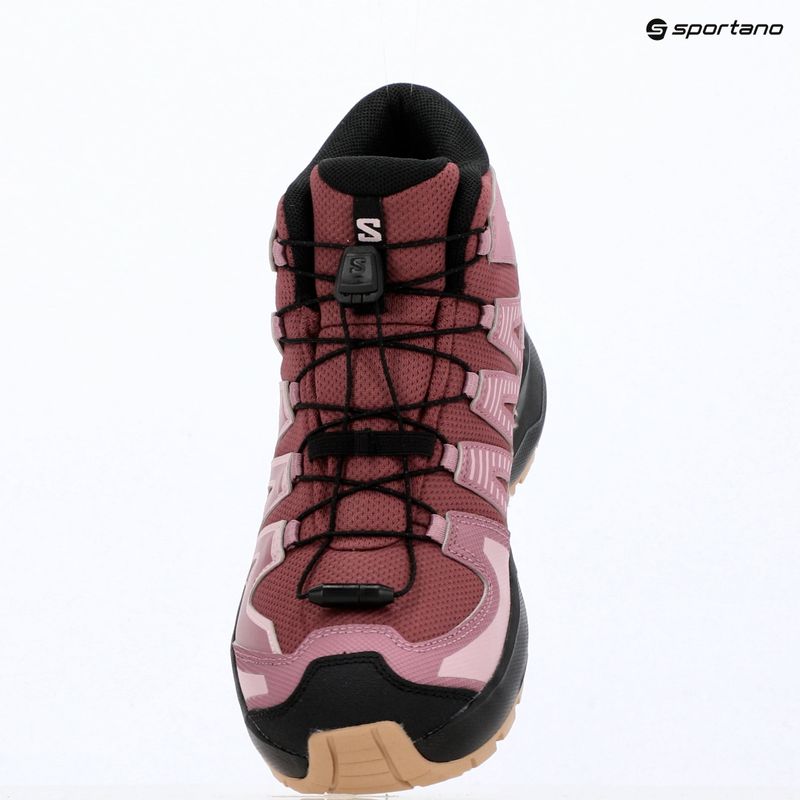 Kinder-Wanderschuhe Salomon XA Pro Mid Waterproof nocturne/dusky orchid 14