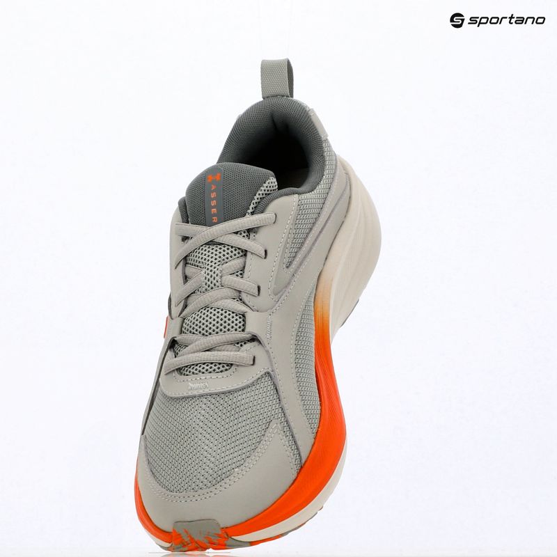 Herren-Laufschuhe Under Armour Assert 11 titanium/summit white/outrageous orange 9