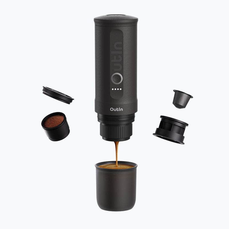 Reise-Kaffeemaschine OutIn Nano Portable Espresso space grey 2