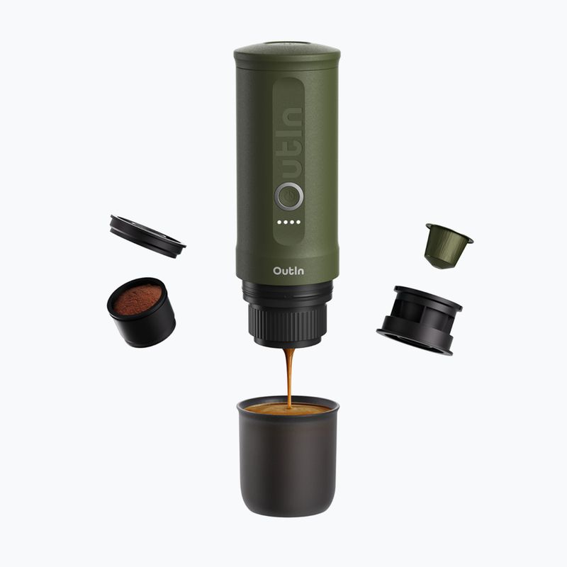 Reise-Kaffeemaschine OutIn Nano Portable Espresso forest green 2