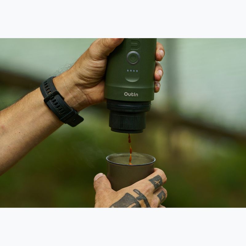 Reise-Kaffeemaschine OutIn Nano Portable Espresso forest green 7