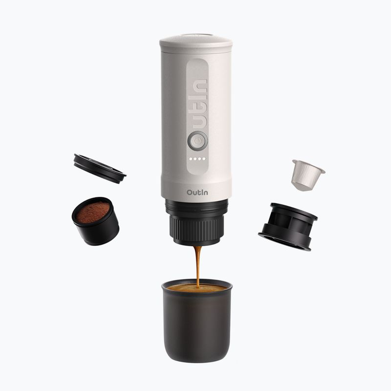 Reise-Kaffeemaschine OutIn Nano Portable Espresso peal white 2