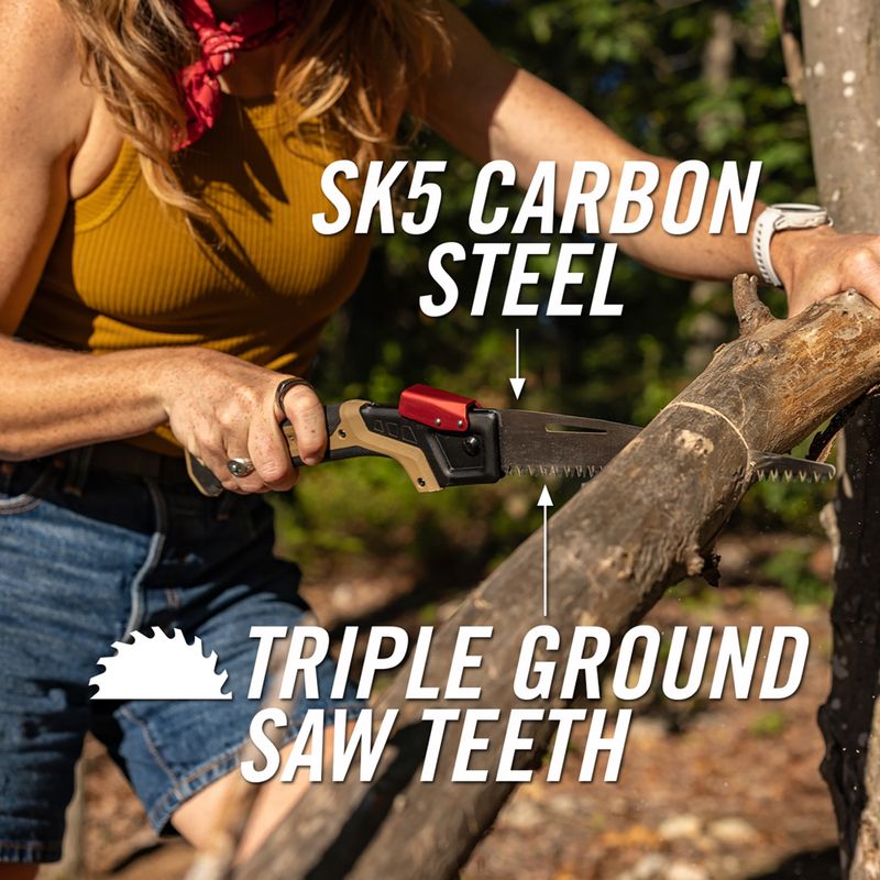 Säge Gerber Bushcraft Saw coyote brown 8