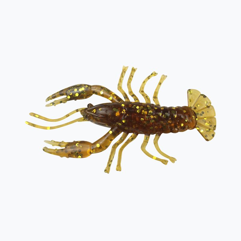 Gummiköder Relax Crawfish 2 Standard 4 Stück rootbeer-gold glitter CRF2-S