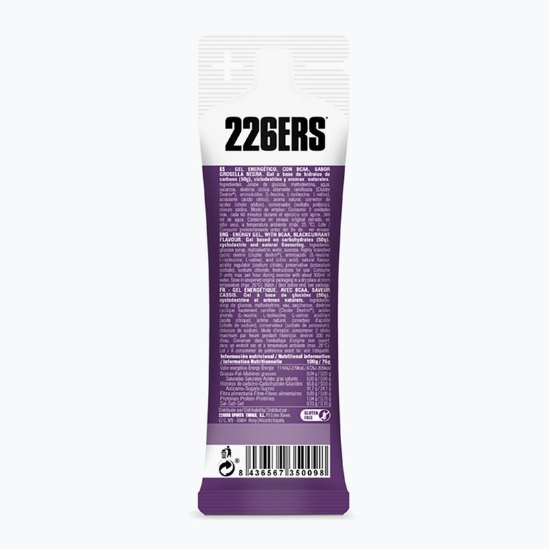 226ERS High Energy BCAA Energie-Gel-Set 24 Stk. x 76 g schwarze Johannisbeere 3
