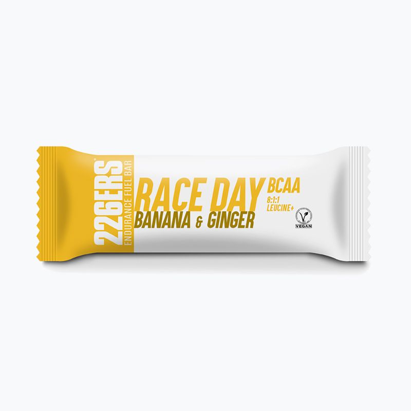 226ERS BCAAs Race Day Energie-Riegel-Set 30 Stk. x 40 g Banane/Ingwer 2