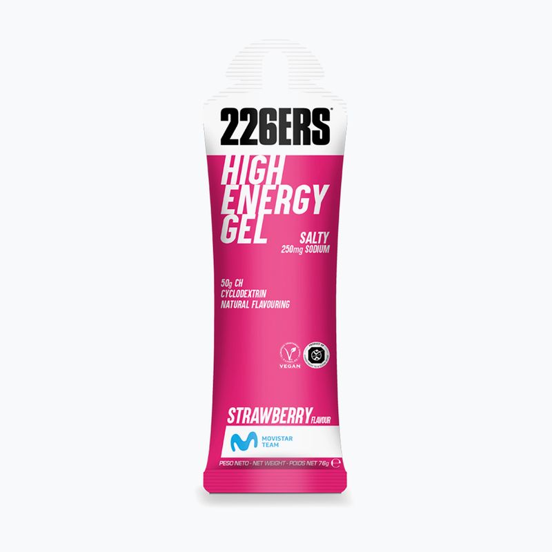 226ERS High Energy Salziges Energie-Gel-Set 24 Stk. x 76 g salzige Erdbeere 2