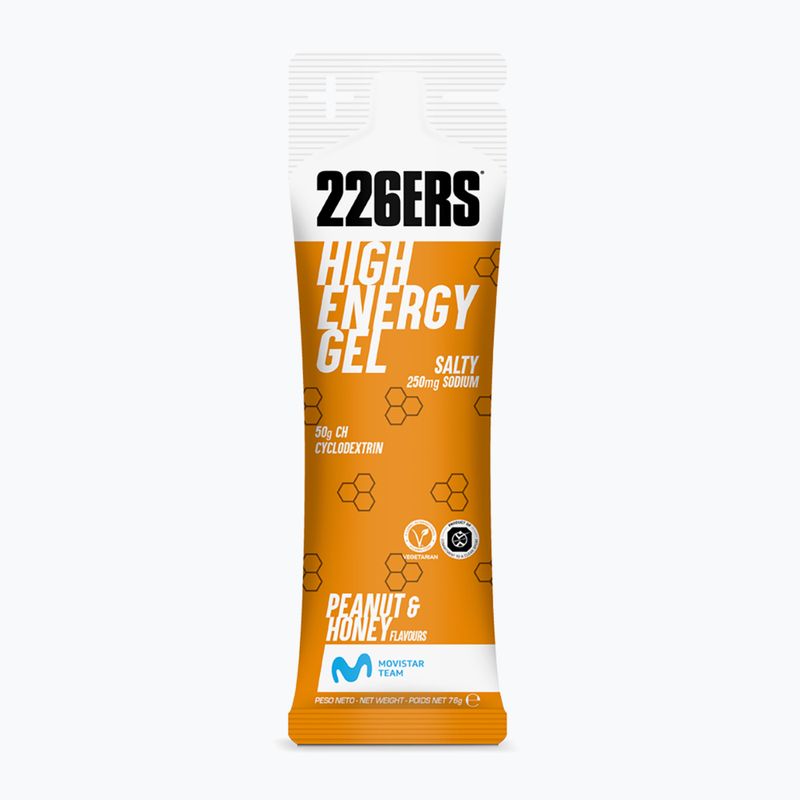 226ERS High Energy Salziges Energie-Gel-Set 24 Stk. x 76 g Erdnüsse/Honig 2