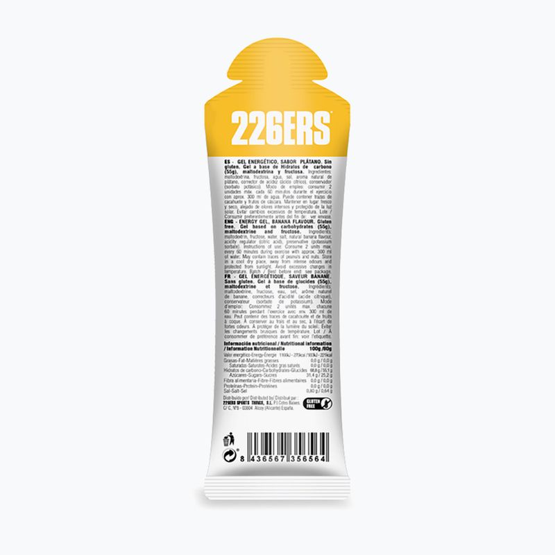 226ERS High Fructose energy gel set 24 Stk. x 80 g Banane 3