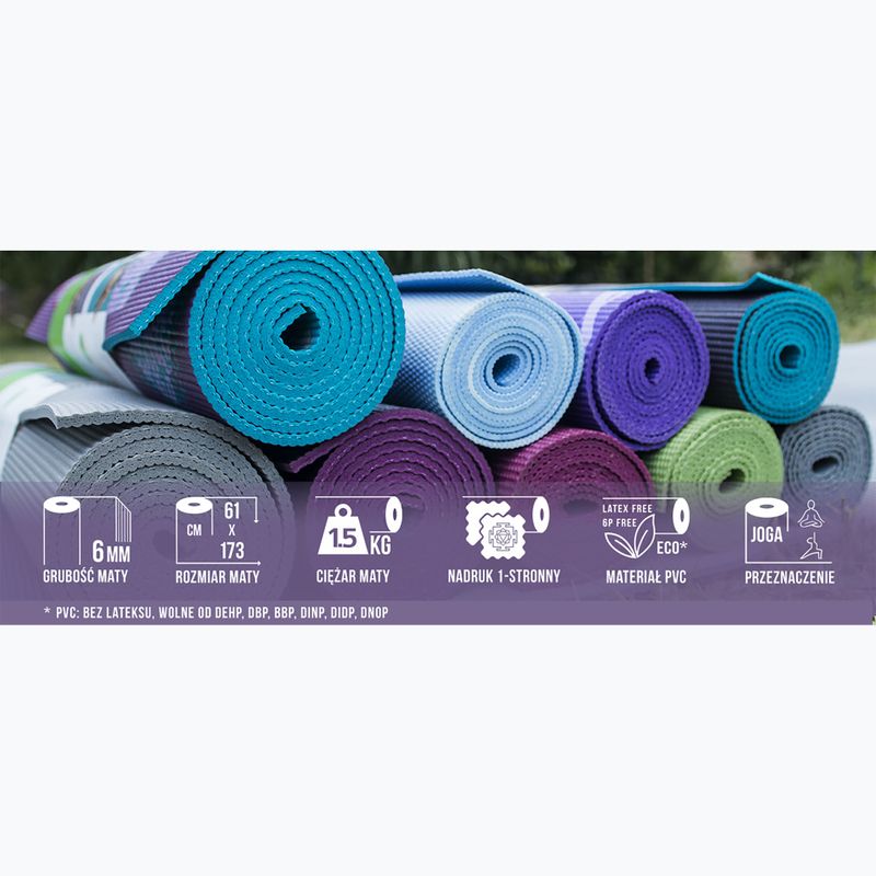 Yogamatte Gaiam Capri 6 mm capri 6