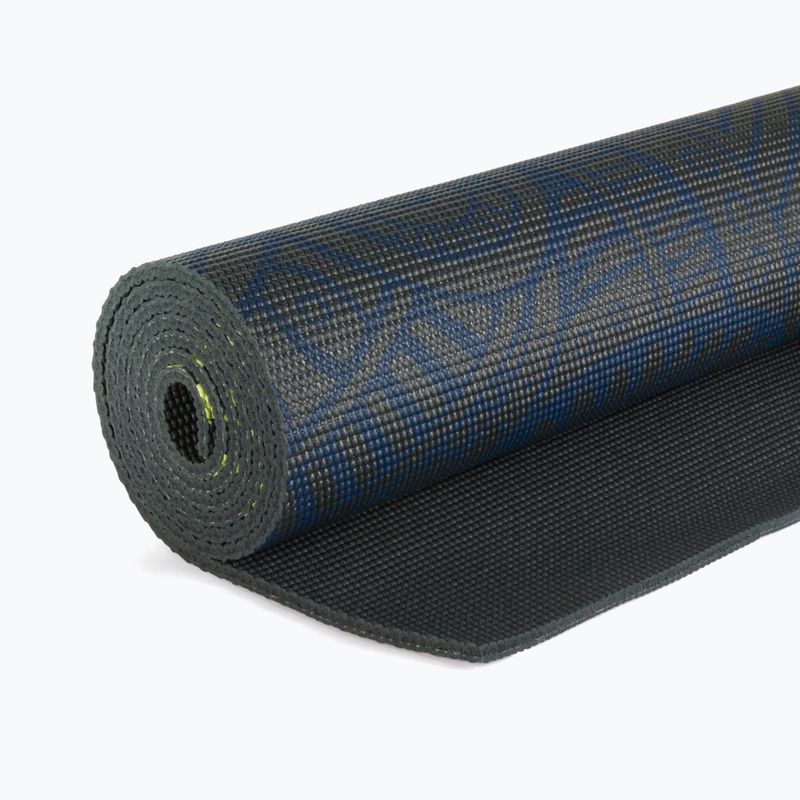 Yogamatte Gaiam Premium Sundial Layers 6 mm black/navy/yellow 5