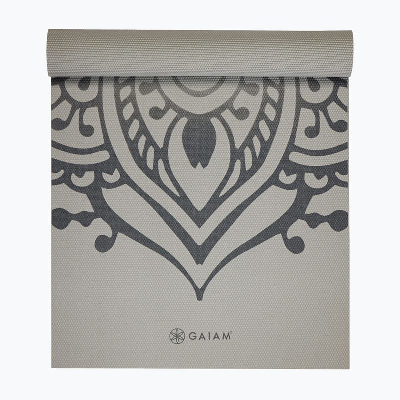 Yogamatte Gaiam Sundial Layers sustained grey 2