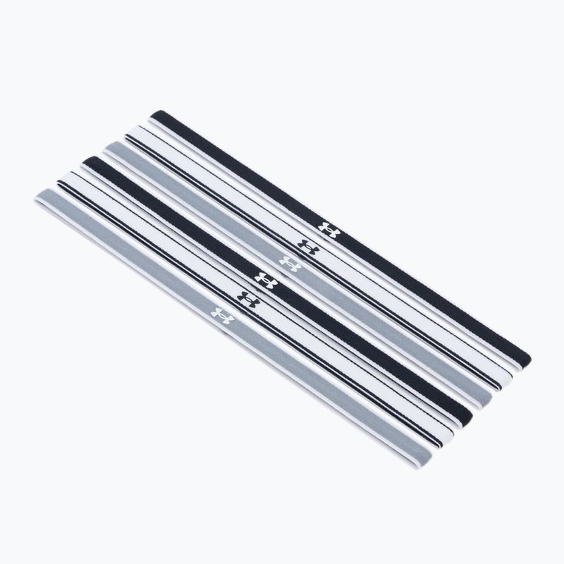 Unter Armour Ua Mini Stirnbänder 0 4  6pcs grau-schwarz-weiß 1286016-005