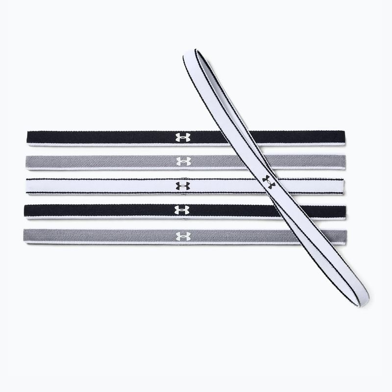 Unter Armour Ua Mini Stirnbänder 0 4  6pcs grau-schwarz-weiß 1286016-005 4