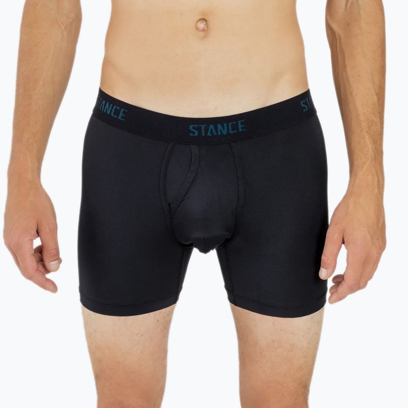 Herren Stance Pure Staple St 6" Boxershorts schwarz 3