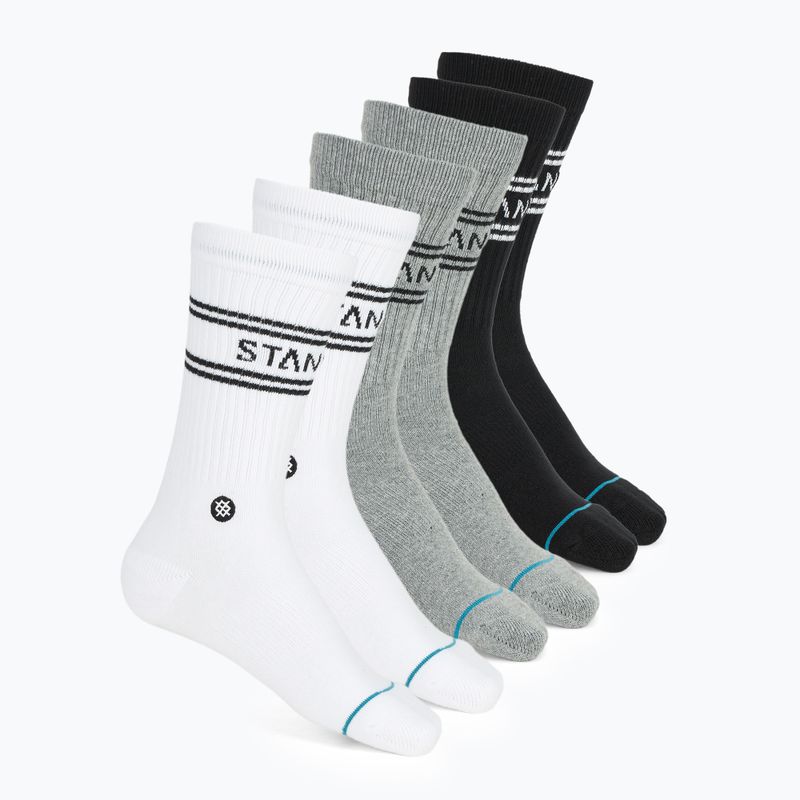 Stance Basic Crew 6 Paar mehrfarbige Socken