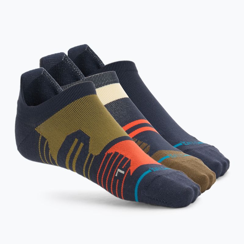 Stance Route Ultra Tab 3 Pack Laufsocken navy