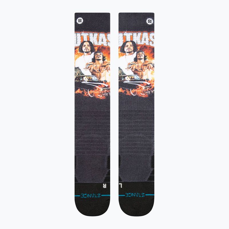 Stance X Outkast Stankonia Mid Poly Schnee multicolor Skisocken 2