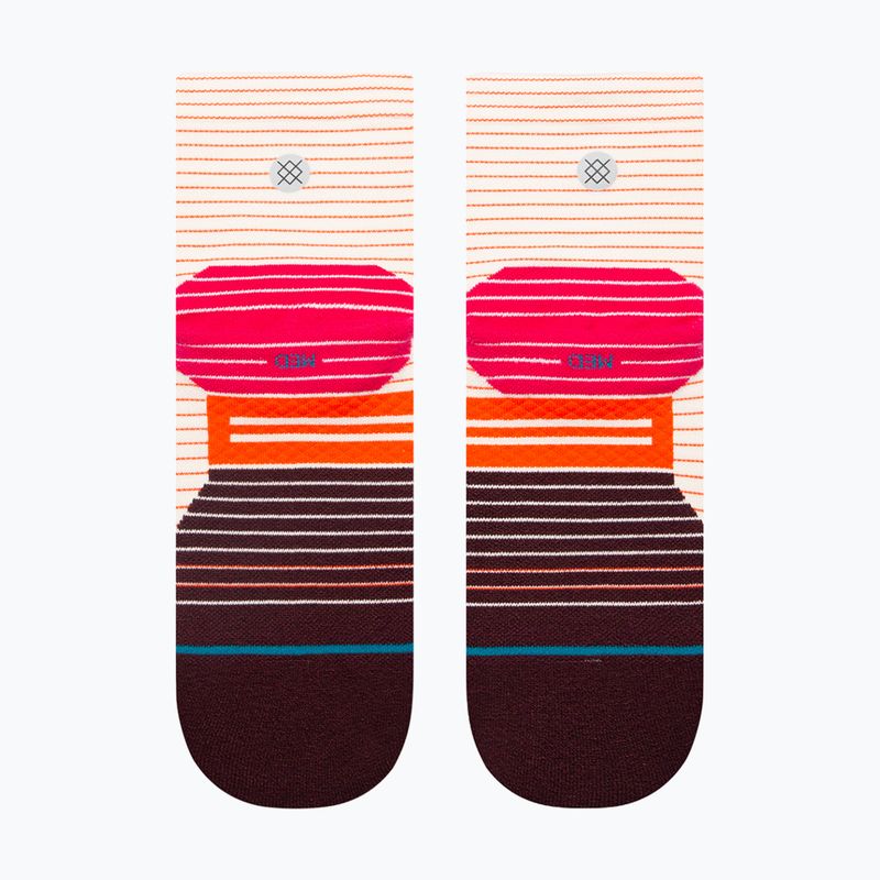 Stance Micro Light Quarter magenta Laufsocken